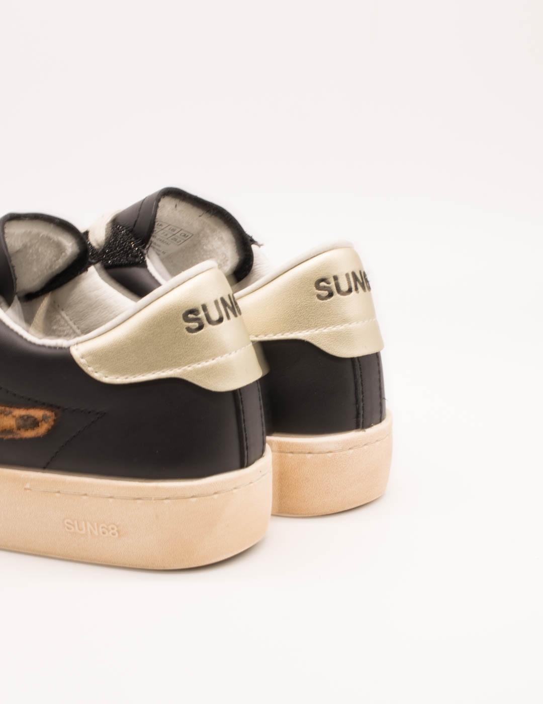 Deportivo SUN68 SCPZ45232 Katy S1143 Nero-Oro de Mujer