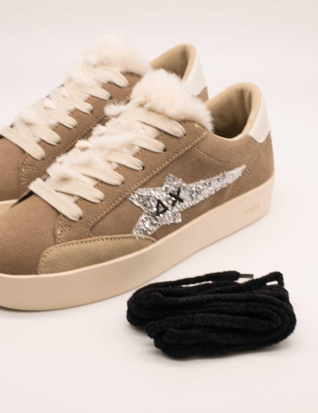 Deportivo SUN68 SCPZ45233 Katy Winter S77 Beige de Mujer