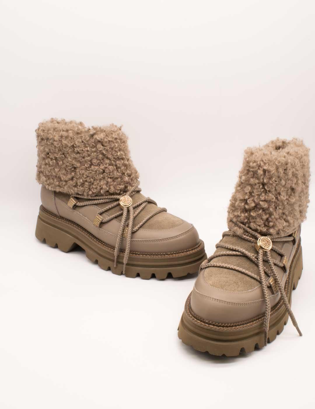 Botín Tosca Blue SF2547S499 Roxane C64 Fango de Mujer