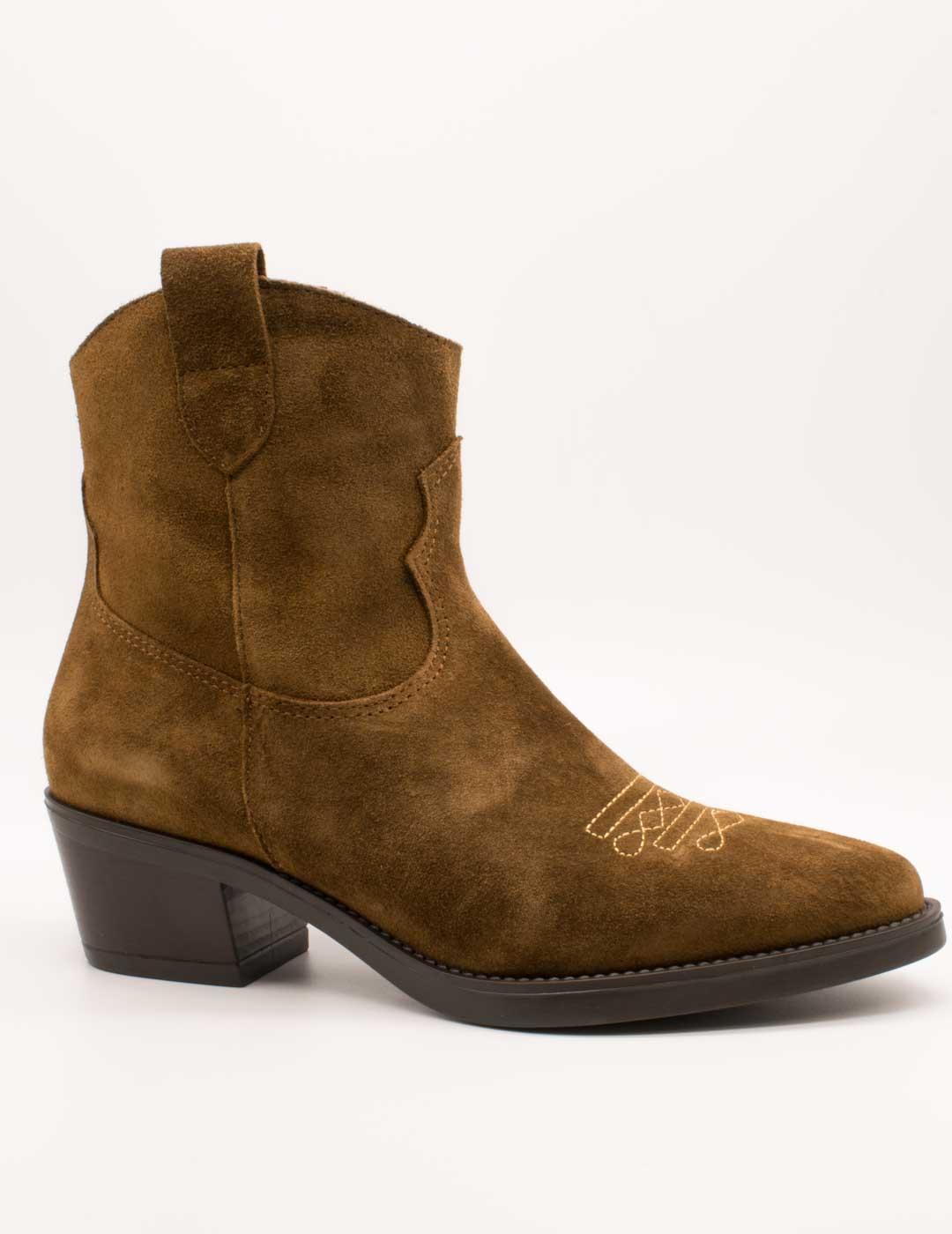 Botín Viguera 8021 Vitelo Tabac de Mujer