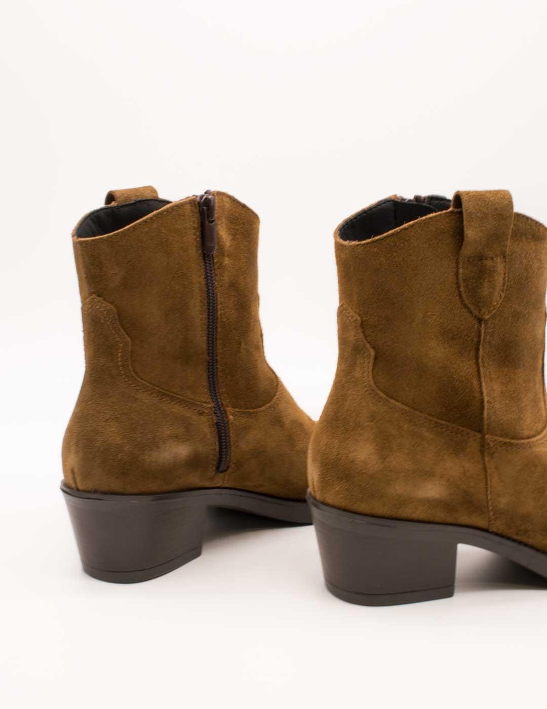 Botín Viguera 8021 Vitelo Tabac de Mujer