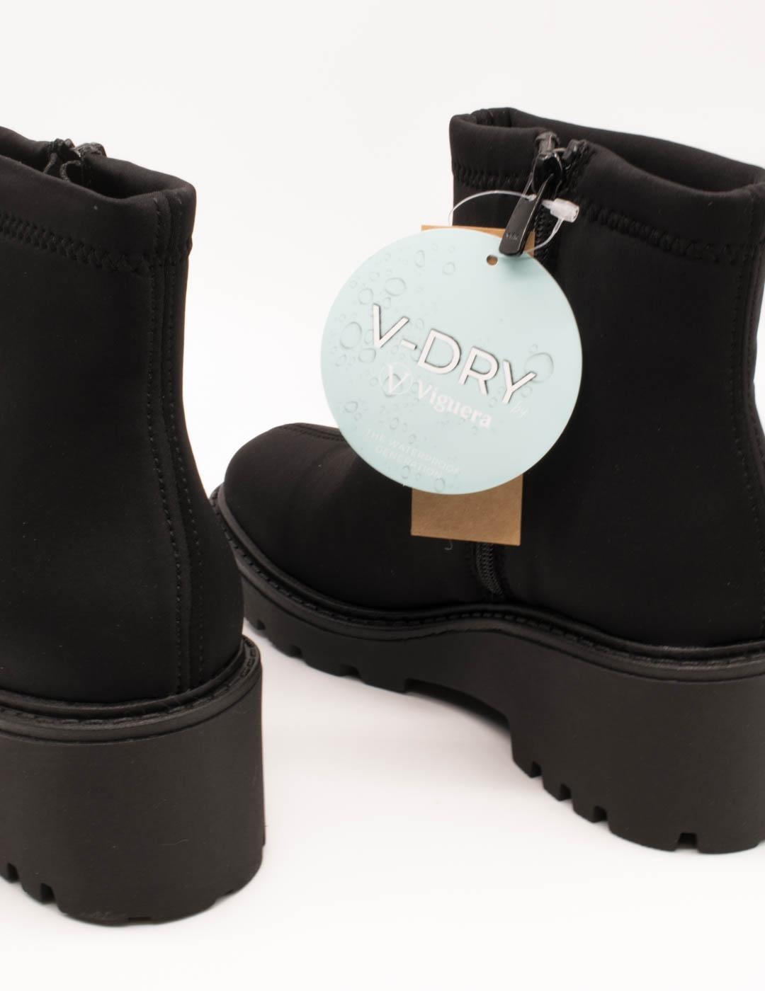 Botín Viguera 8284 Licra Nicol Negro de Mujer