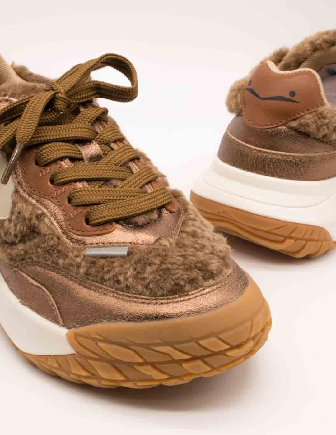 Deportivo Voile Blanche 2019685-07 Club Act Cognac de Mujer