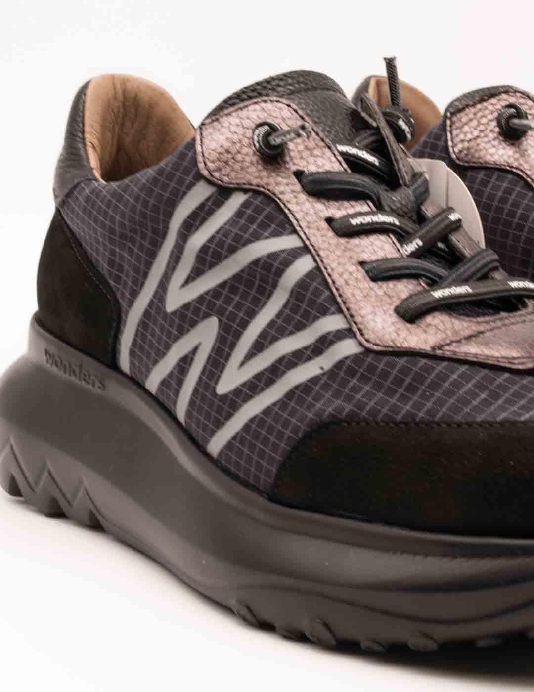 Deportivo Wonders A-4001 Combi Negro de Mujer