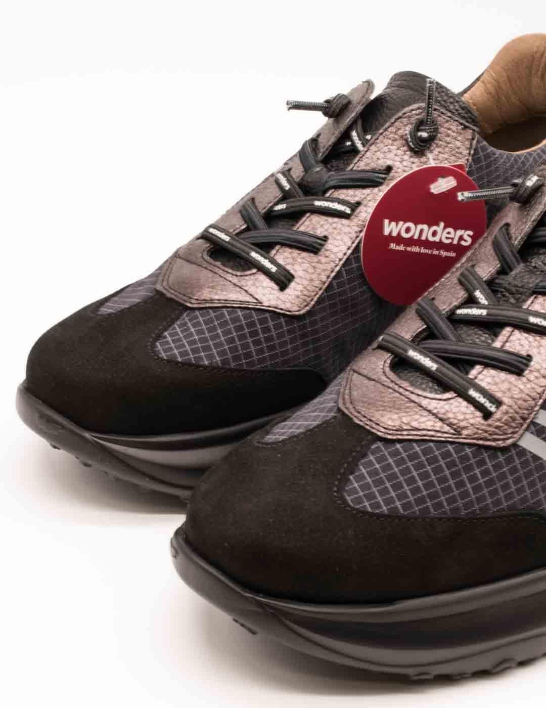 Deportivo Wonders A-4001 Combi Negro de Mujer