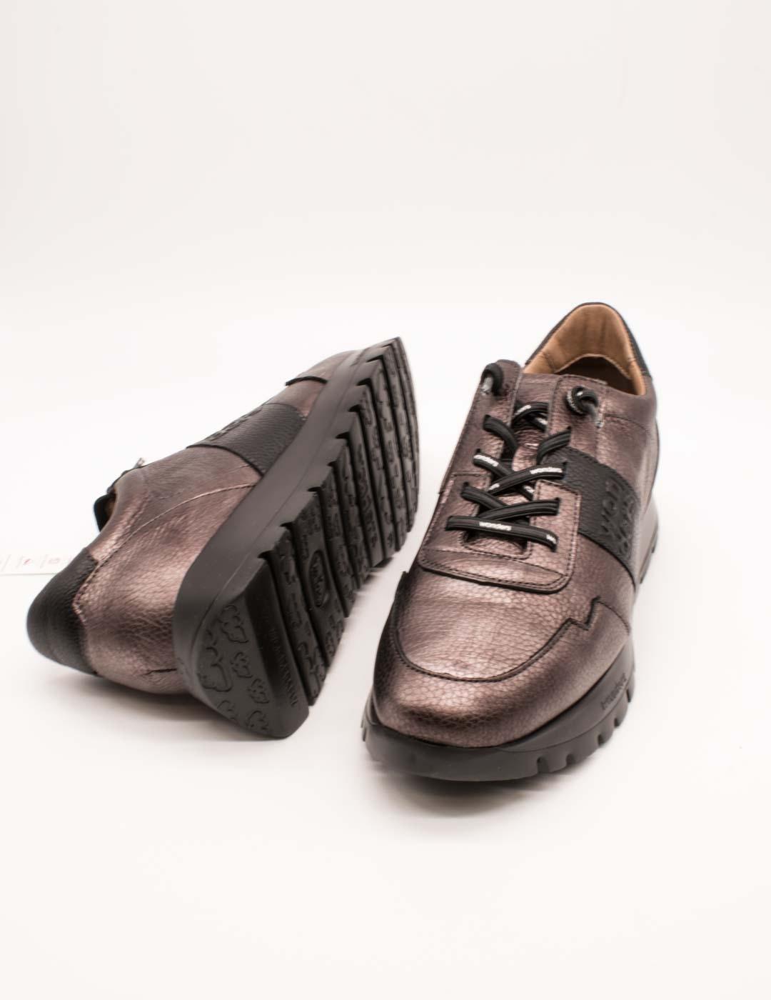 Deportivo Wonders A-2492 Combi Plomo de Mujer