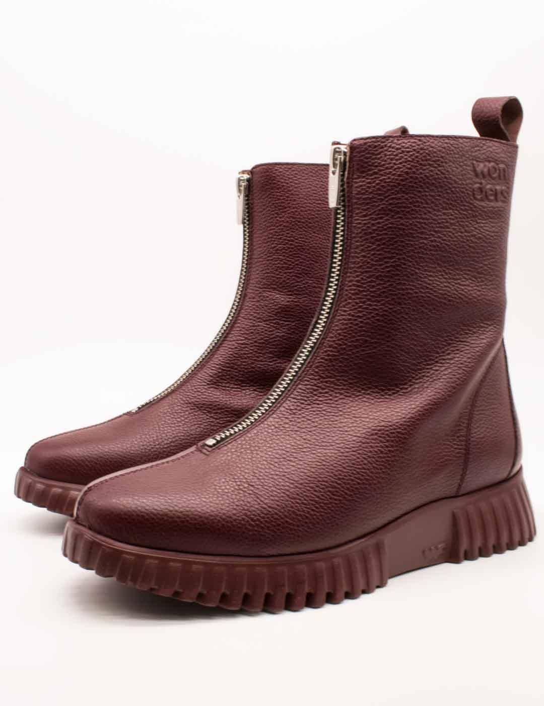 Botín Wonders A-4403 Wild Vino de Mujer