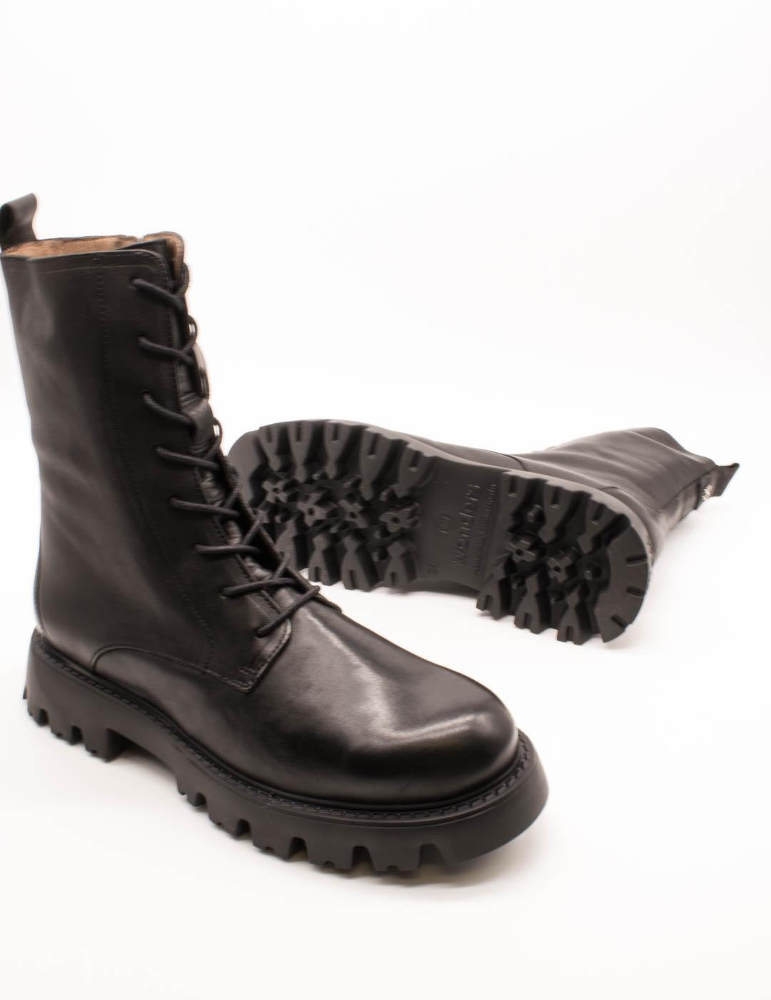 Botín Wonders C-7510 Bulut Negro de Mujer