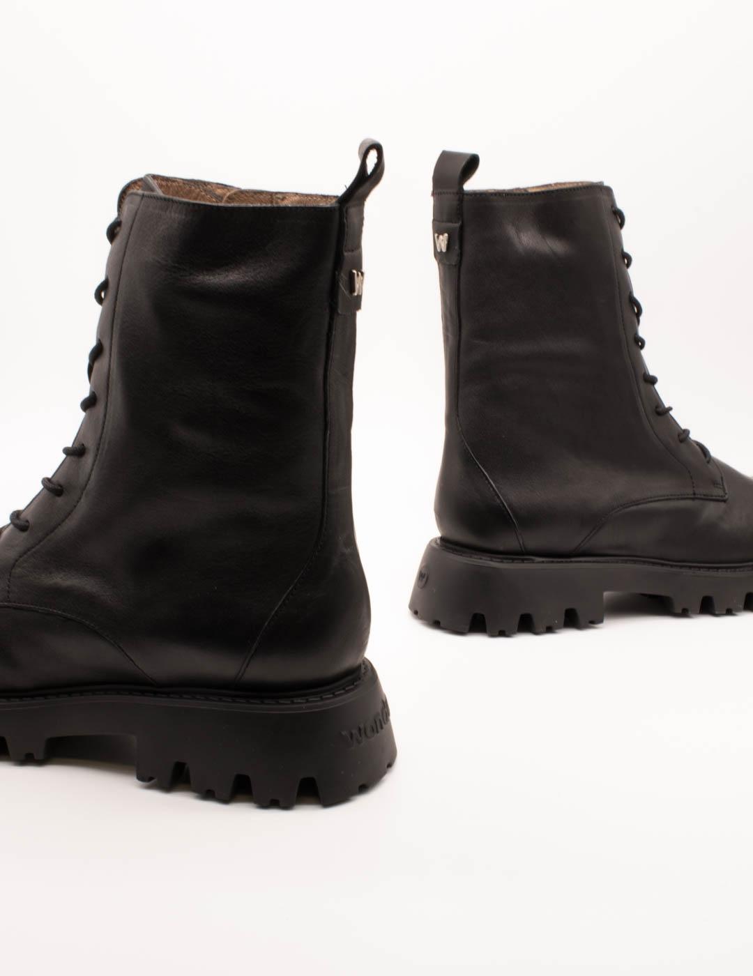 Botín Wonders C-7510 Bulut Negro de Mujer