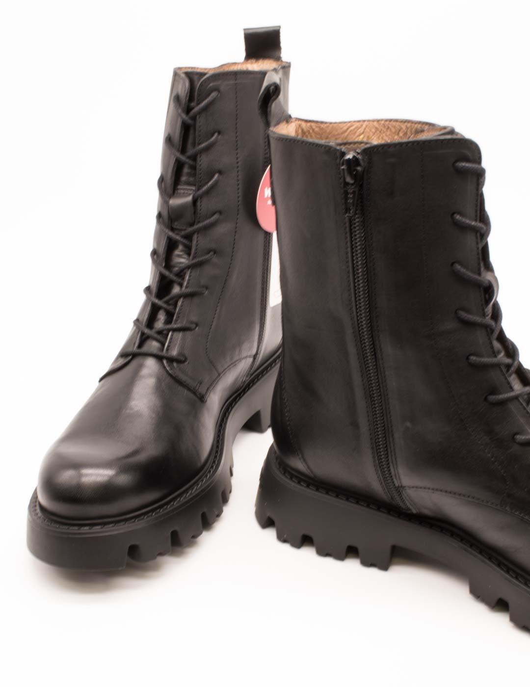 Botín Wonders C-7510 Bulut Negro de Mujer