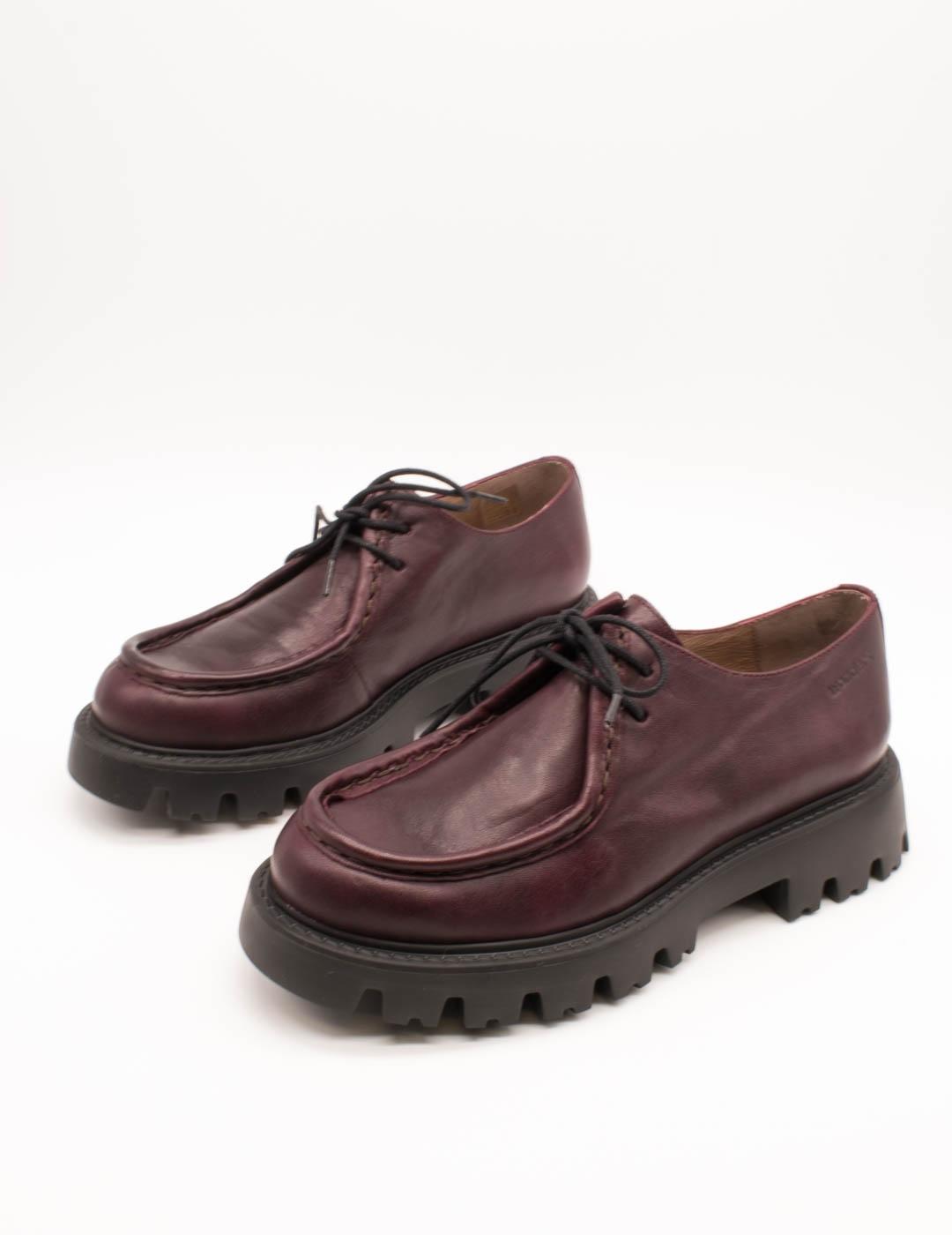 Zapato Wonders C-7514 Bulut Vino de Mujer