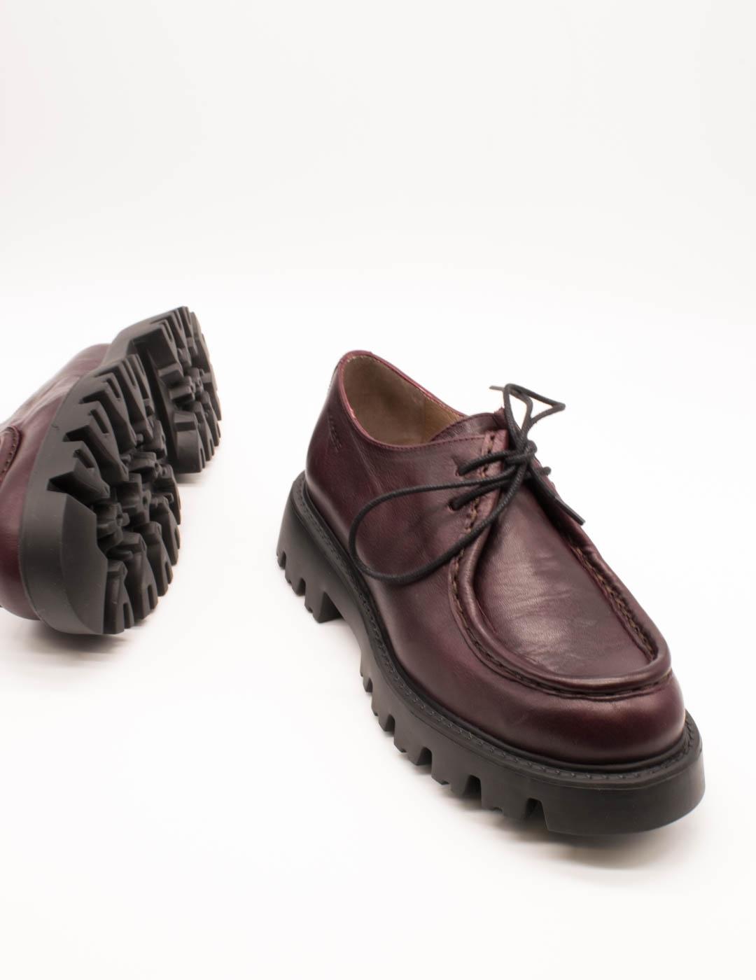 Zapato Wonders C-7514 Bulut Vino de Mujer