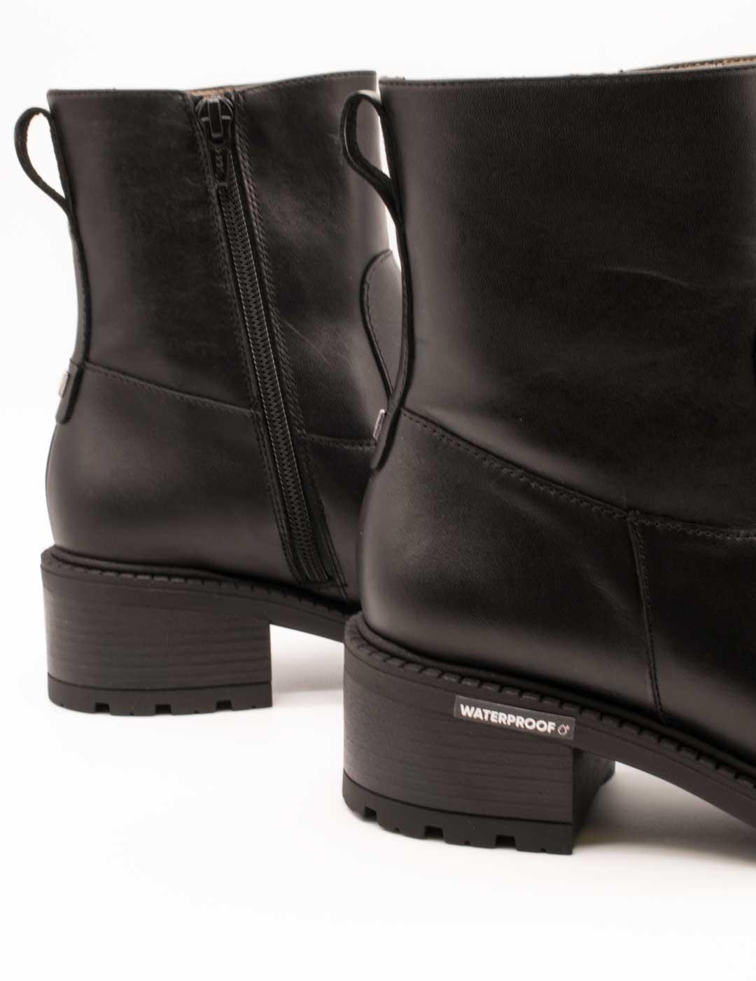 Botín Wonders D-1424 Wonderdry Negro de Mujer