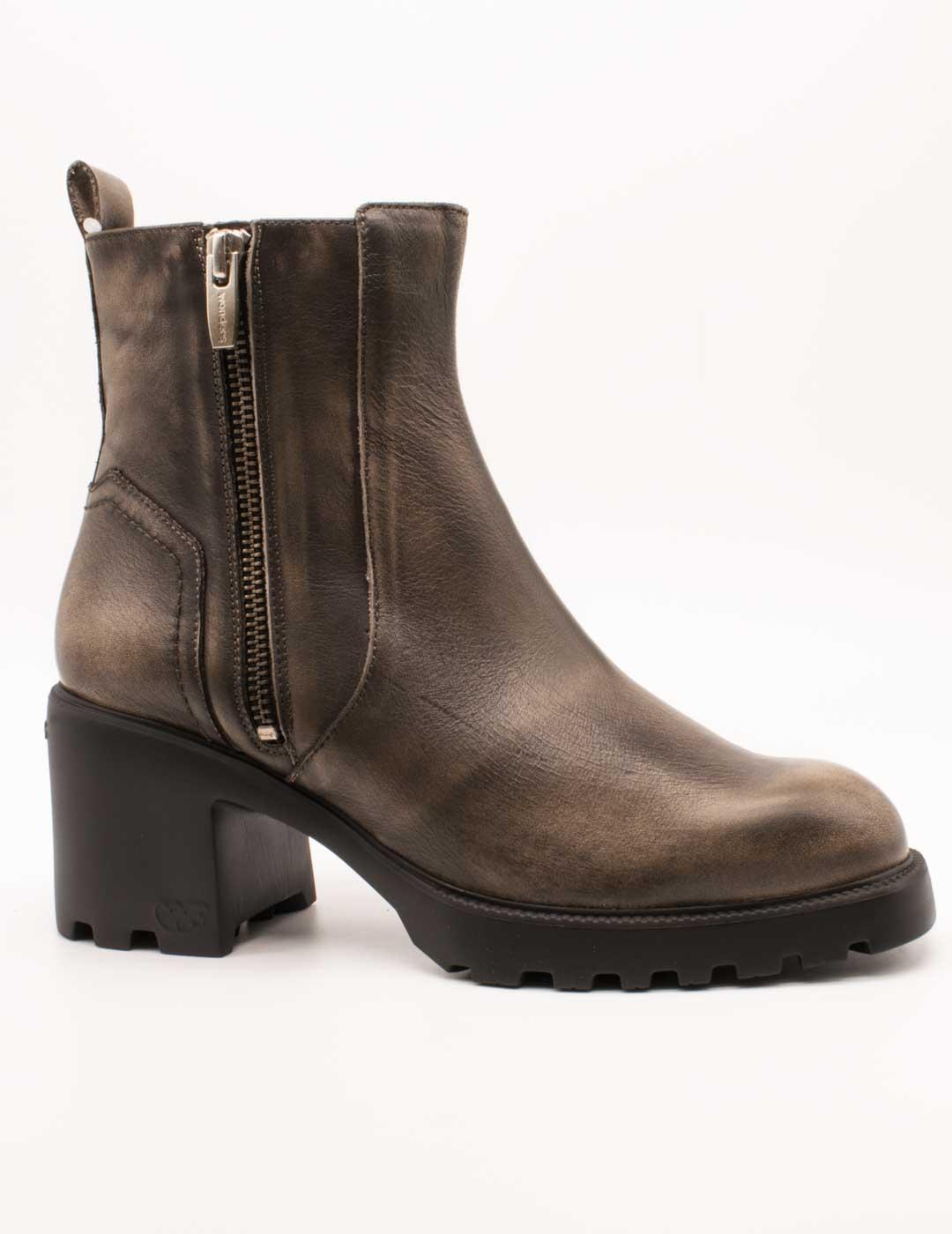 Botín Wonders G-7206 Asport Taupe de Mujer