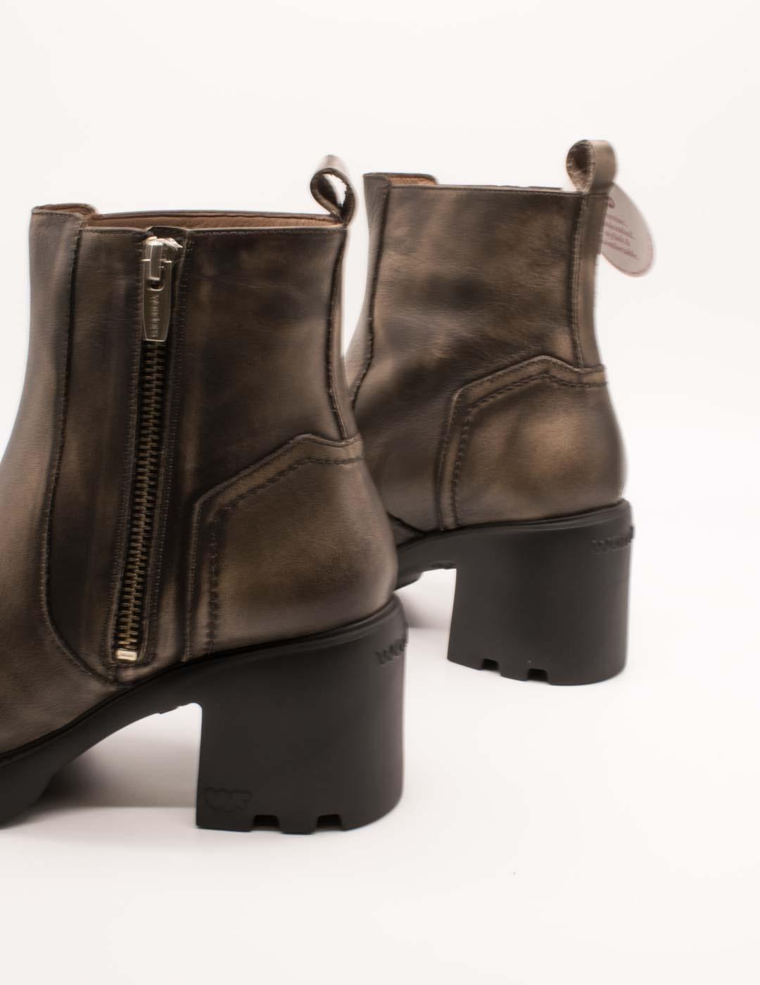 Botín Wonders G-7206 Asport Taupe de Mujer