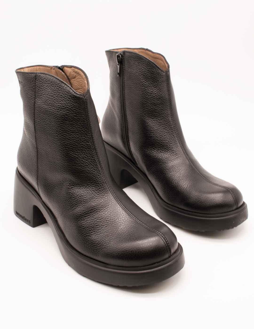 Botín Wonders E-7125 Wild Negro de Mujer