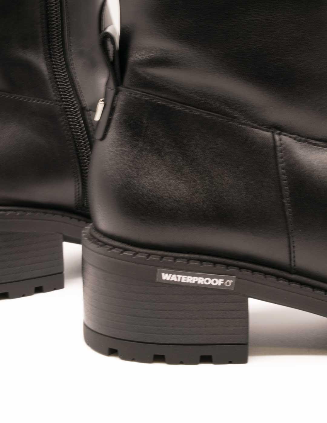 Bota Wonders D-1425 Wonderdry Negro de Mujer