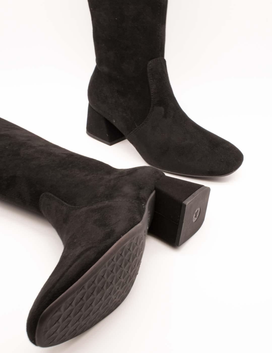 Bota Wonders G-5531 Bamara Negro de Mujer