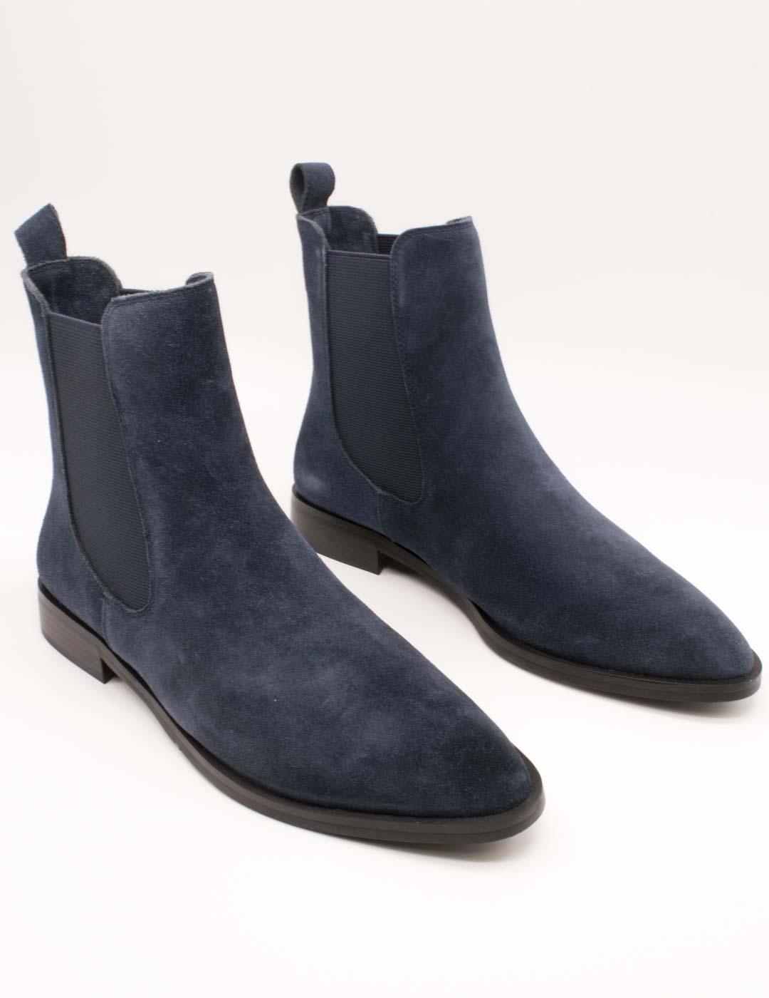 Botín Shemerry Norma Serraje Navy de Mujer