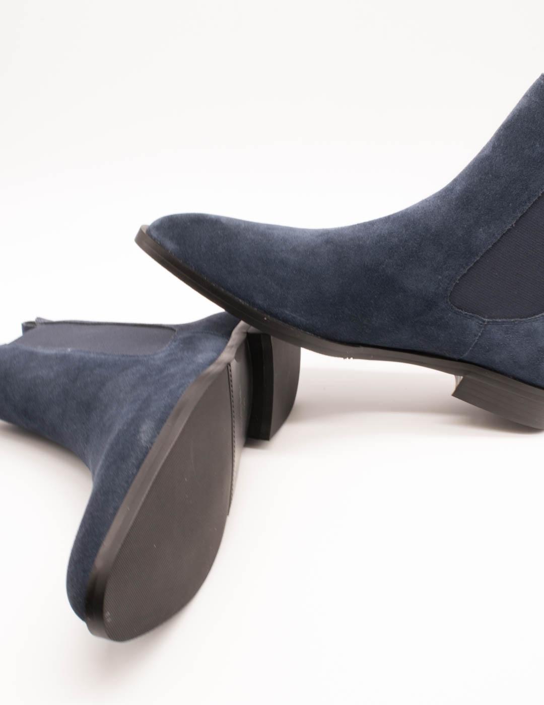 Botín Shemerry Norma Serraje Navy de Mujer