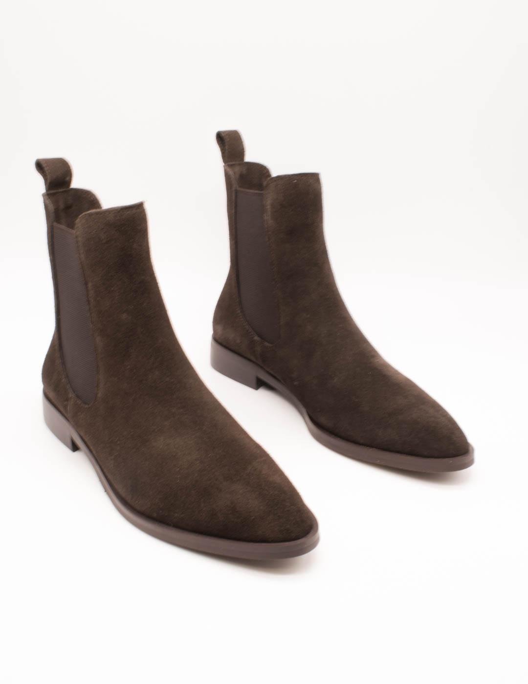 Botín Shemerry Norma Serraje Marrón de Mujer