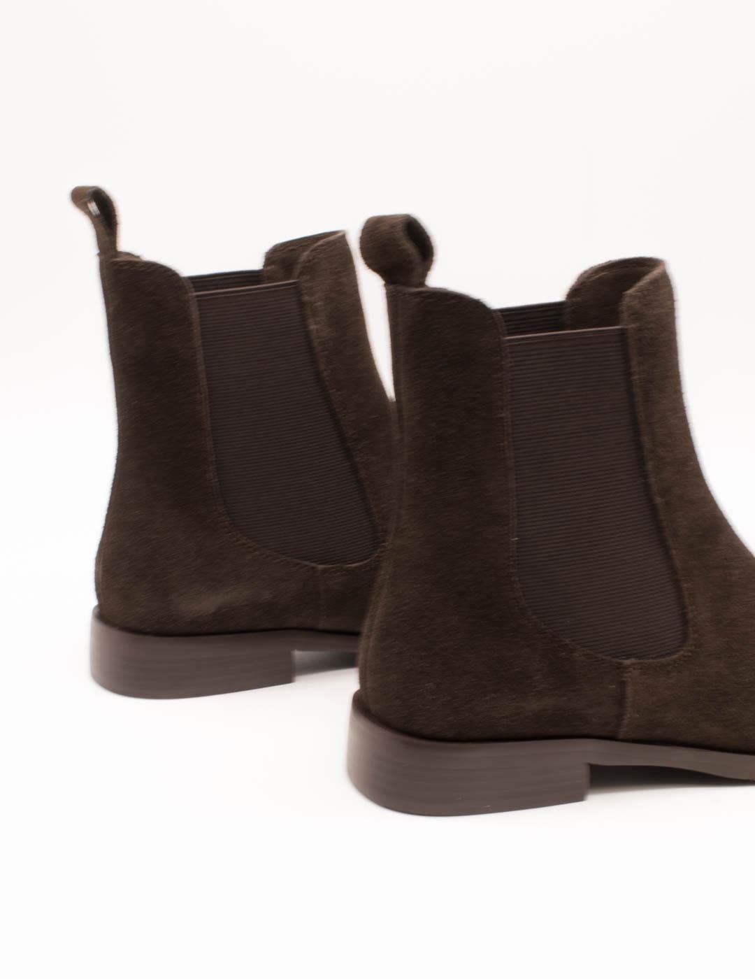 Botín Shemerry Norma Serraje Marrón de Mujer