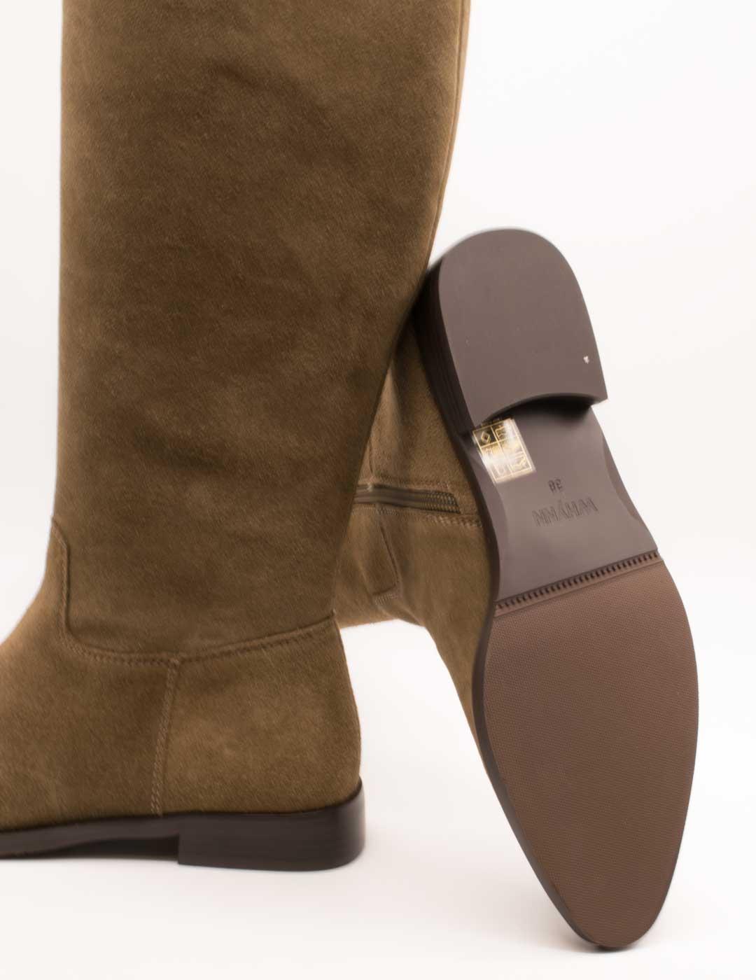 Bota Shemerry Norve Taupe Serraje de Mujer