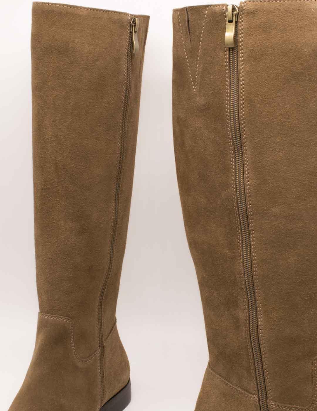 Bota Shemerry Norve Taupe Serraje de Mujer