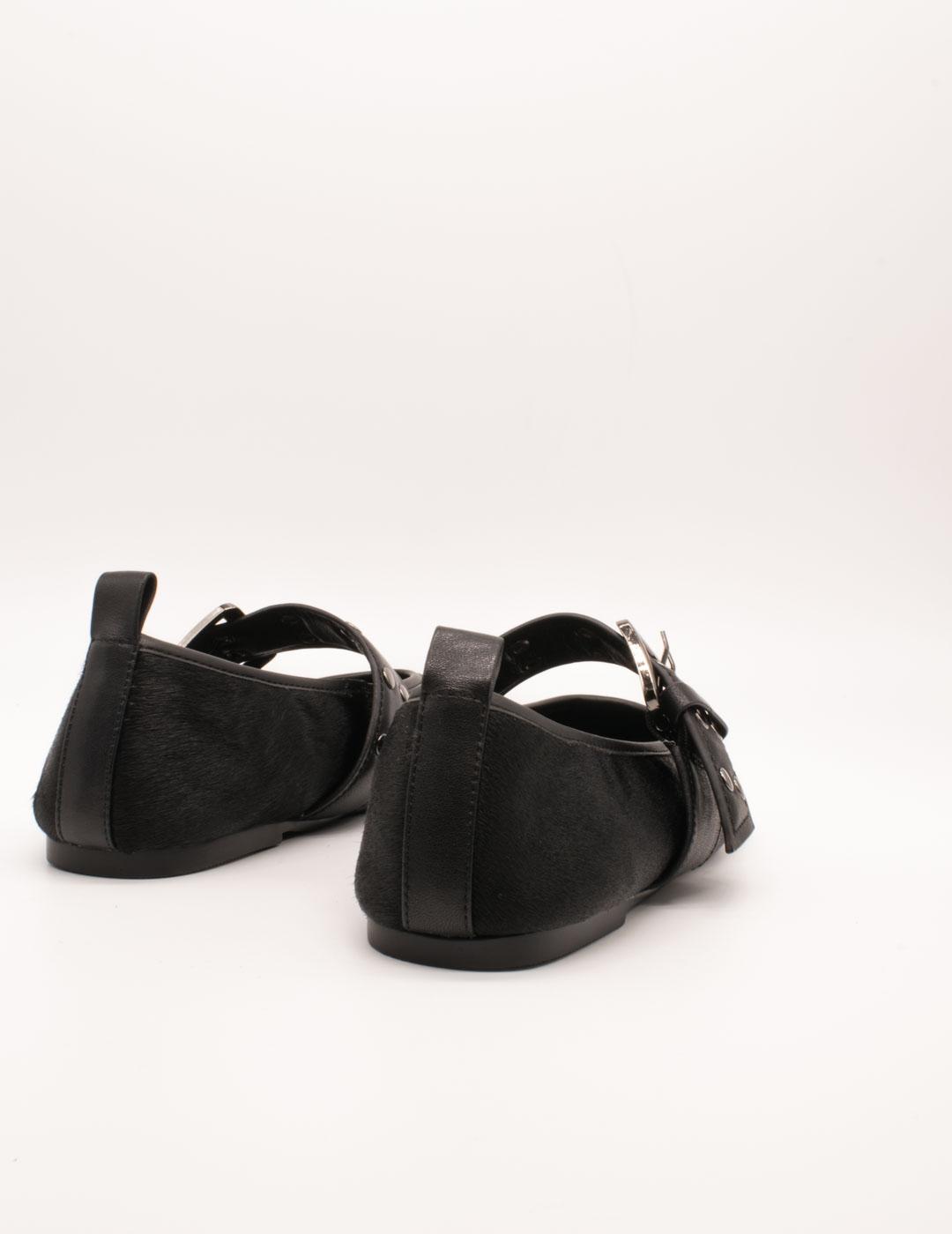 Bailarina Shemerry Paris Negro Pony de Mujer