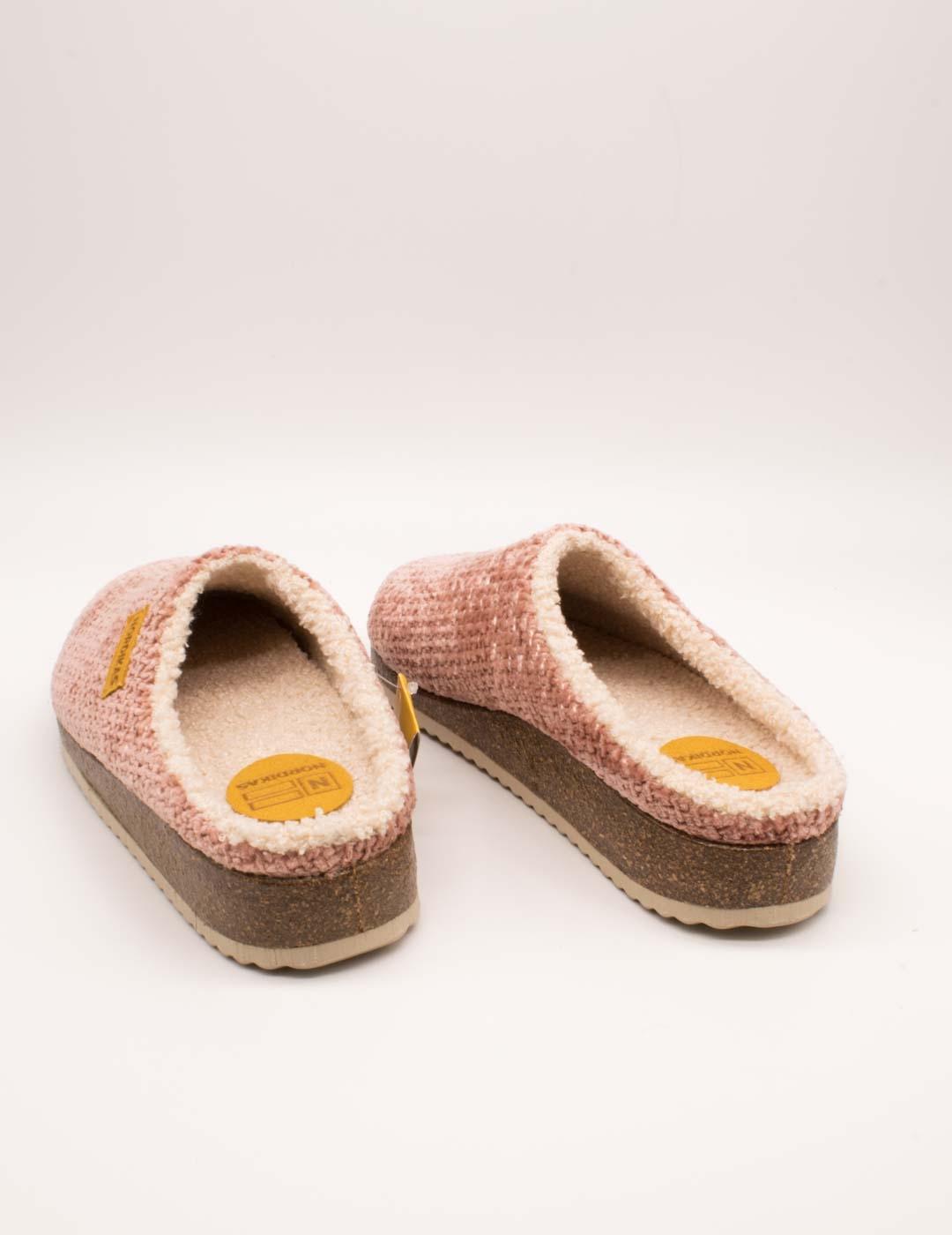Zapatilla de Casa Nordikas 2243 Islandia Nude de Mujer