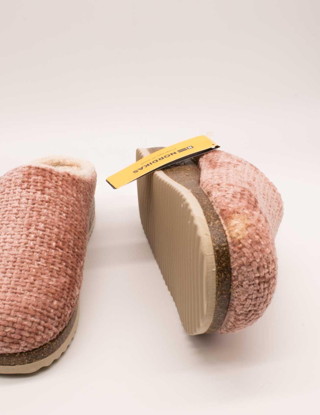 Zapatilla de Casa Nordikas 2243 Islandia Nude de Mujer