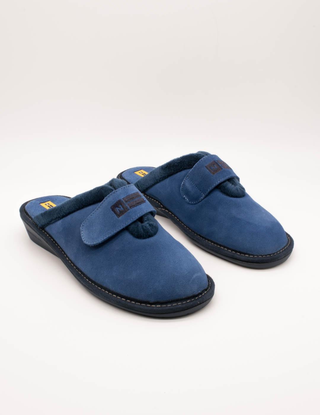 Zapatilla de Casa Nordikas 6347/8 Afelpado Zafiro de Mujer