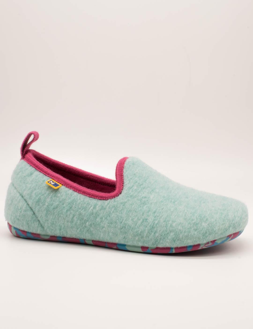 Zapatilla de Casa Nordikas 2610 Dinamic Aguamarino de Mujer