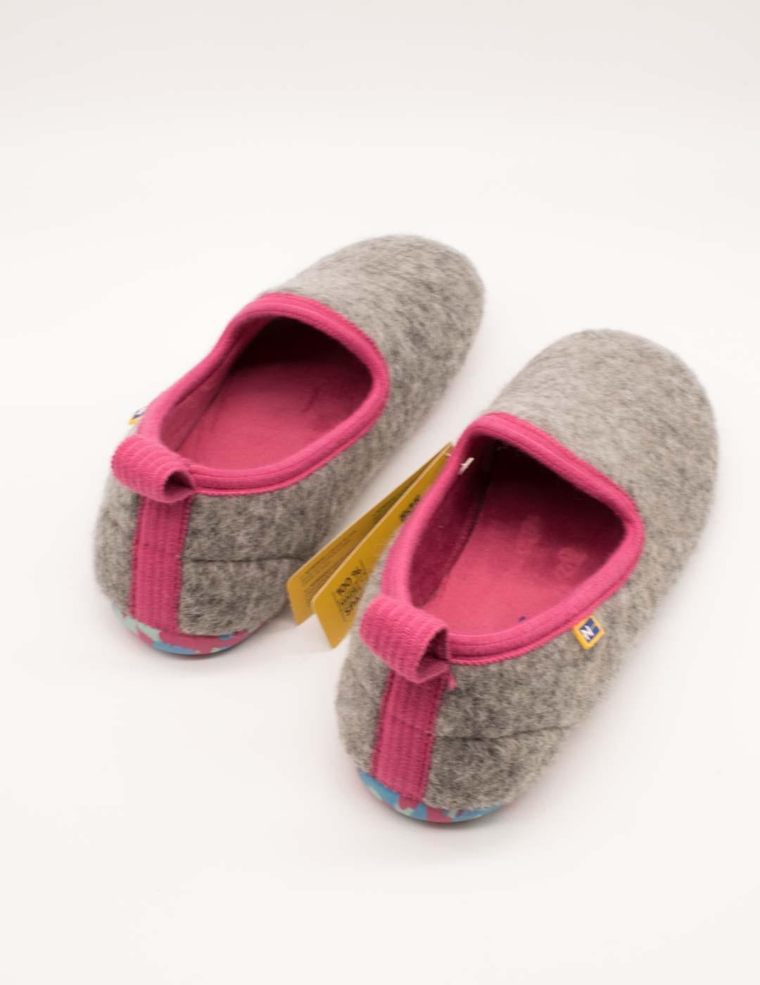 Zapatilla de Casa Nordikas 2610 Dinamic Gris de Mujer