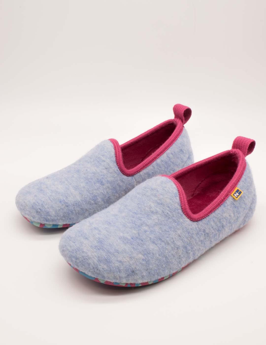 Zapatilla de Casa Nordikas 2610 Dinamic Celeste de Mujer