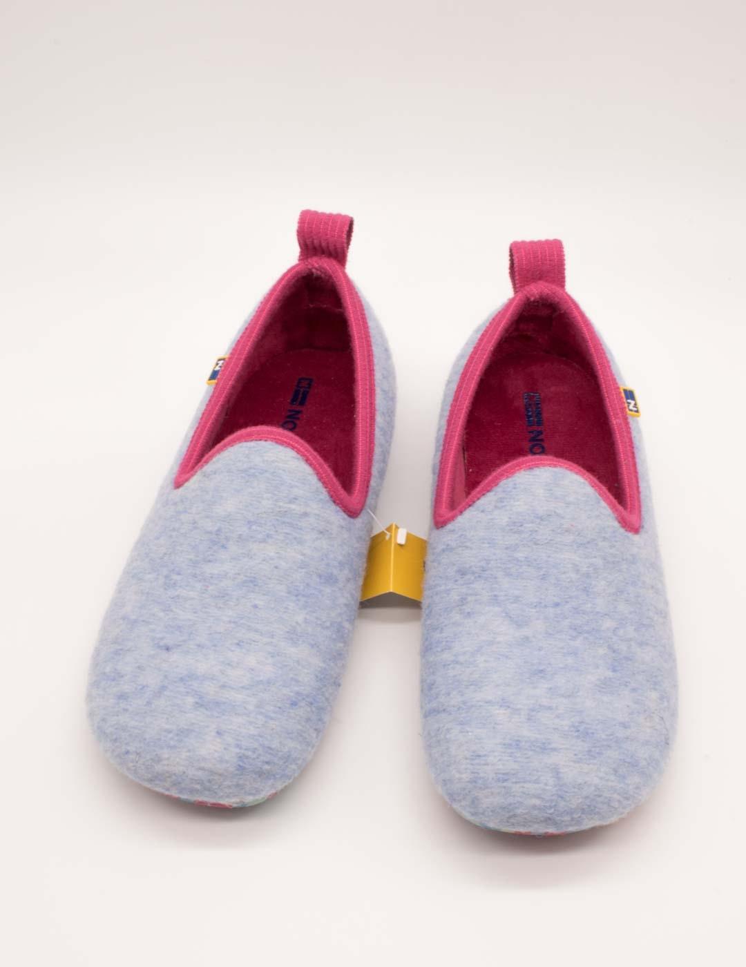 Zapatilla de Casa Nordikas 2610 Dinamic Celeste de Mujer