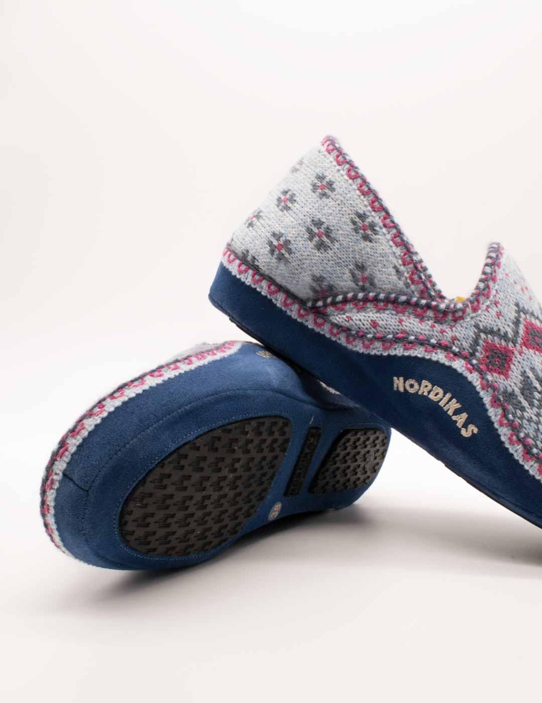 Zapatilla de Casa Nordikas 2000 Heidi Zafiro de Mujer