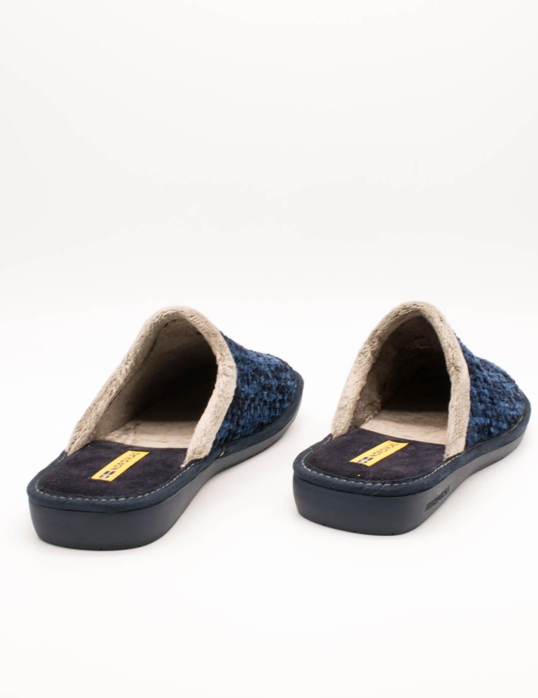 Zapatilla de Casa Nordikas 513 Quebec Marino de Hombre
