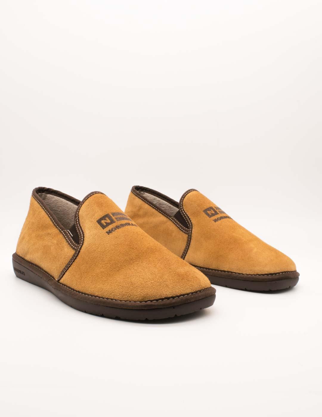 Zapatilla de Casa Nordikas 132 Afelpado Cuero de Hombre