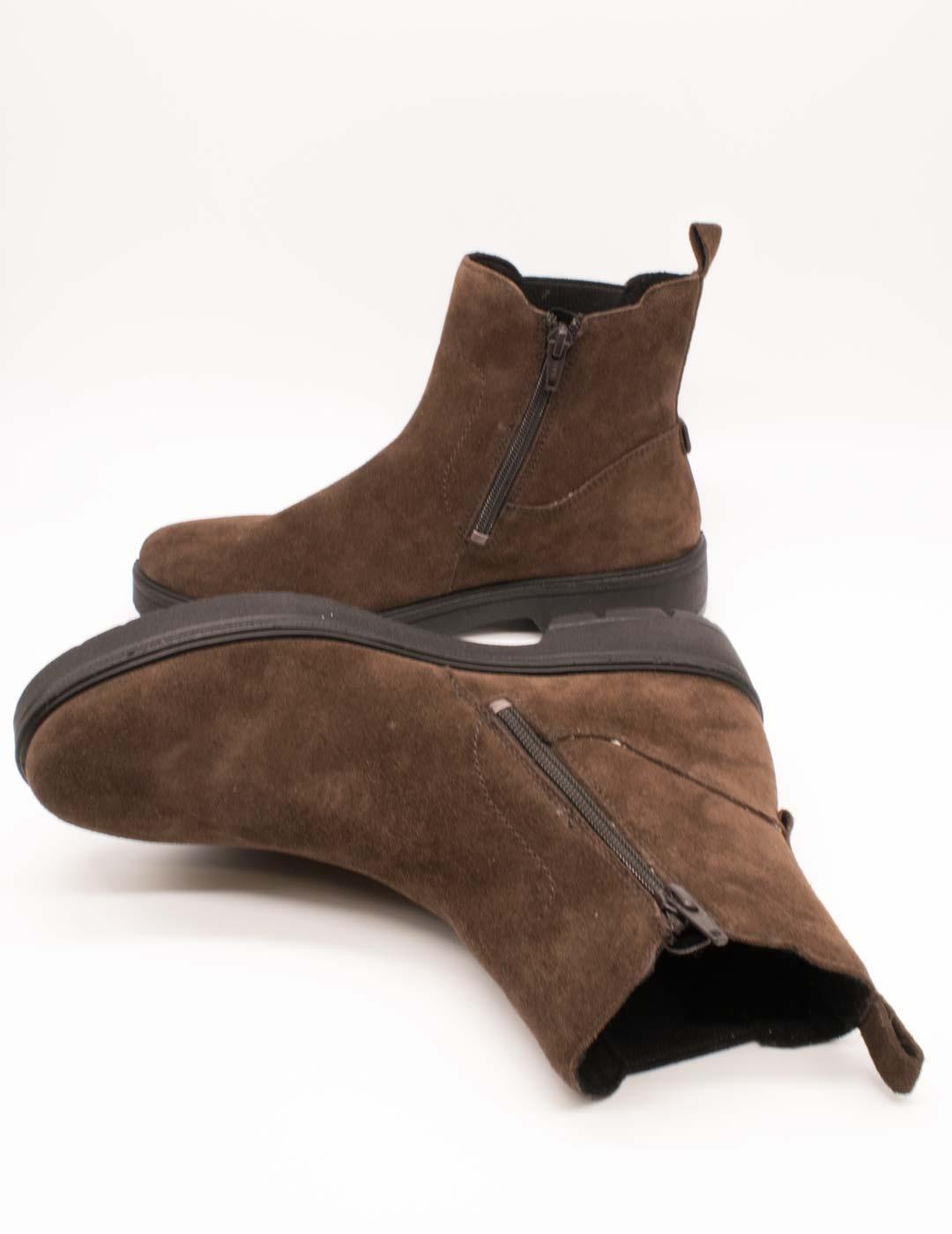 Botín Legero 2-000191-3350 Stiefelette Braun de Mujer