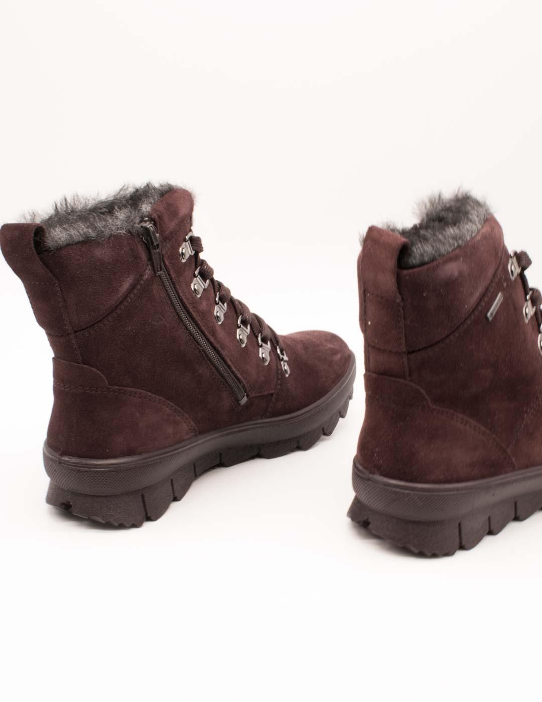 Botín Legero 2-000530-5940 Novara Dark Cherry de Mujer