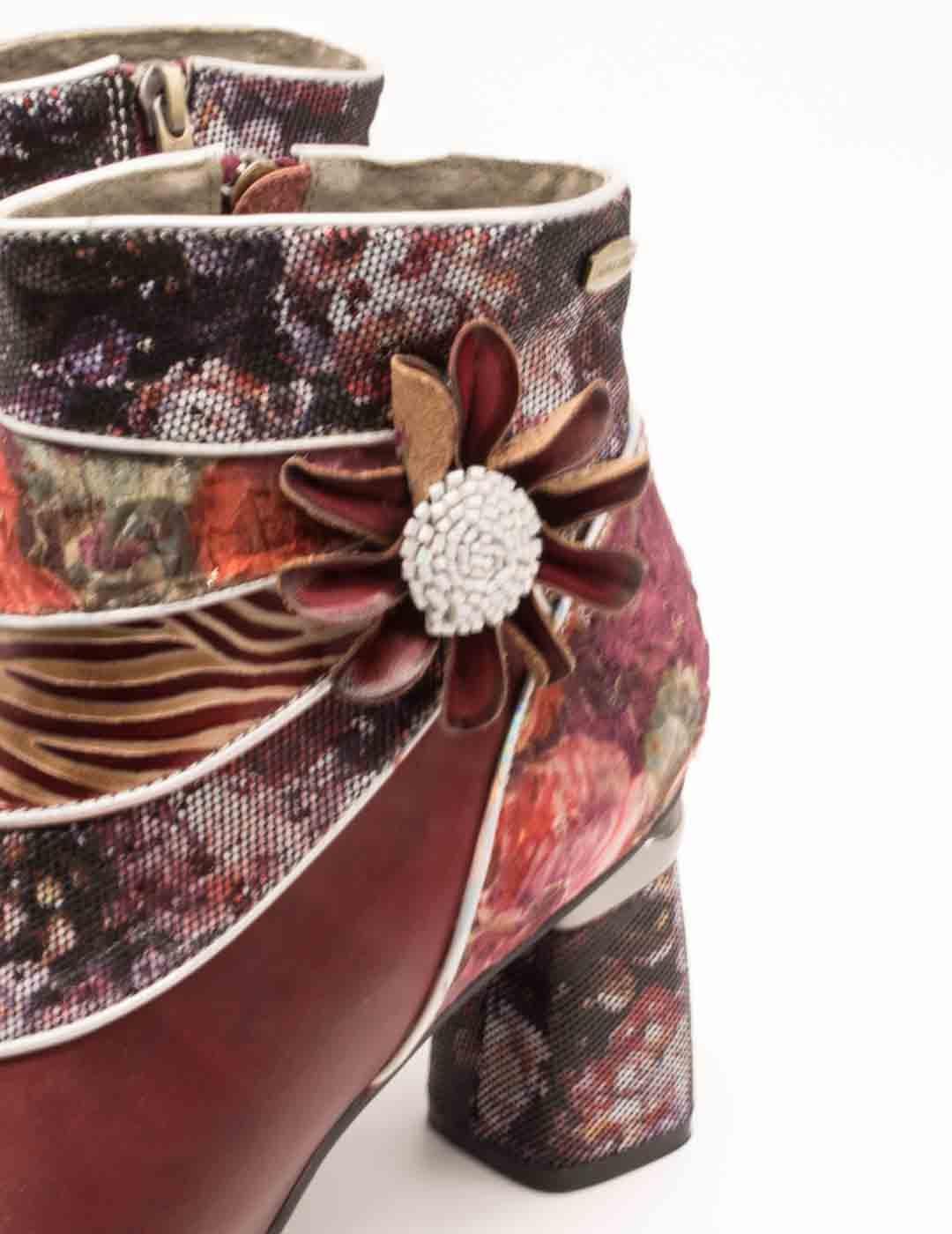 Botín Laura Vita Kinoao 13 Wine de Mujer