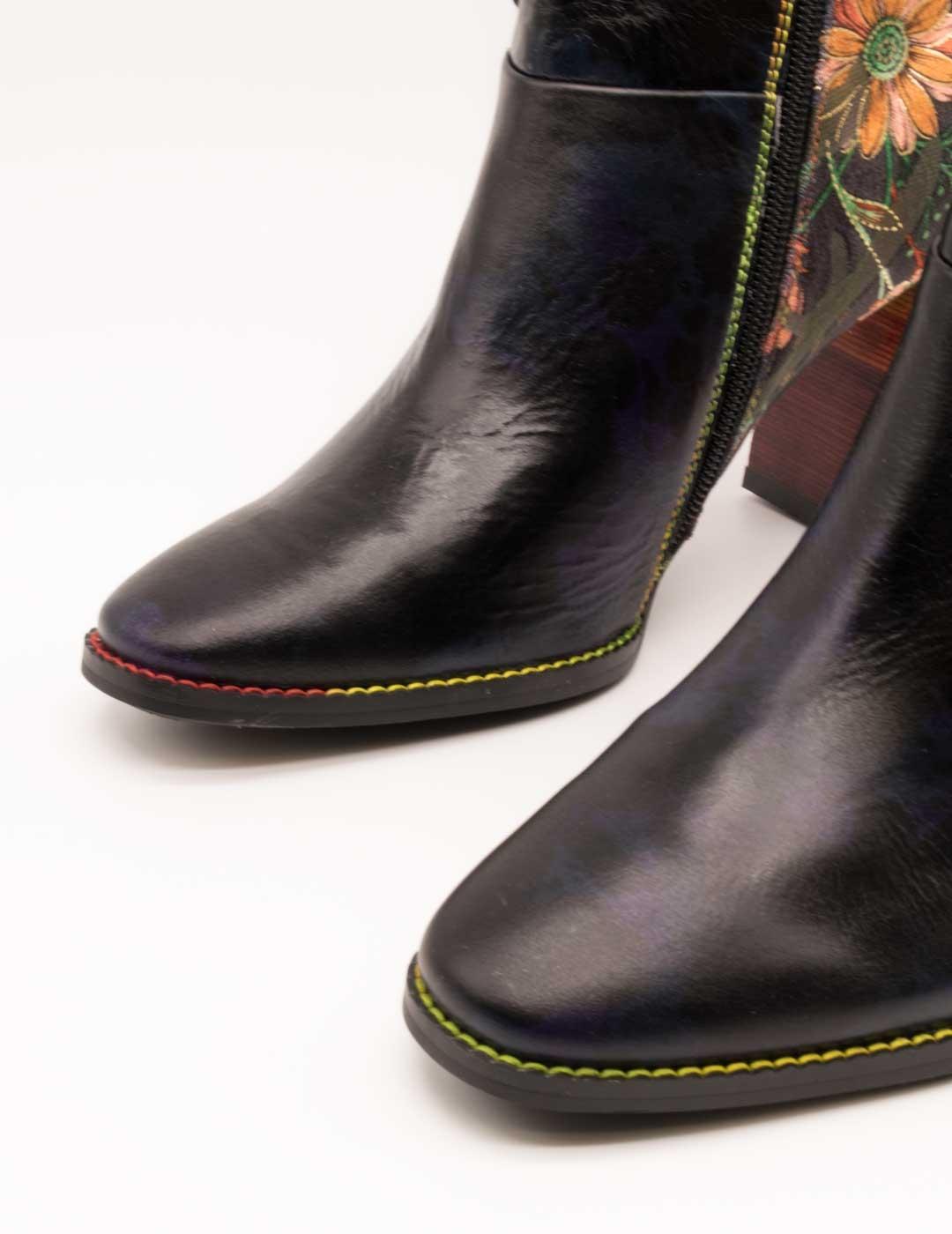 Botín Laura Vita Olympeo 03 Noir de Mujer