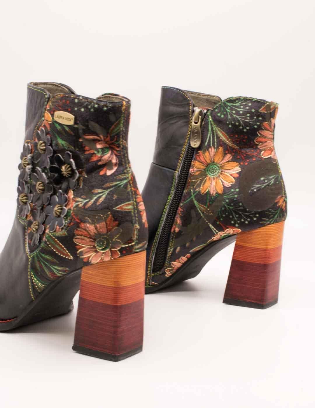 Botín Laura Vita Olympeo 03 Noir de Mujer