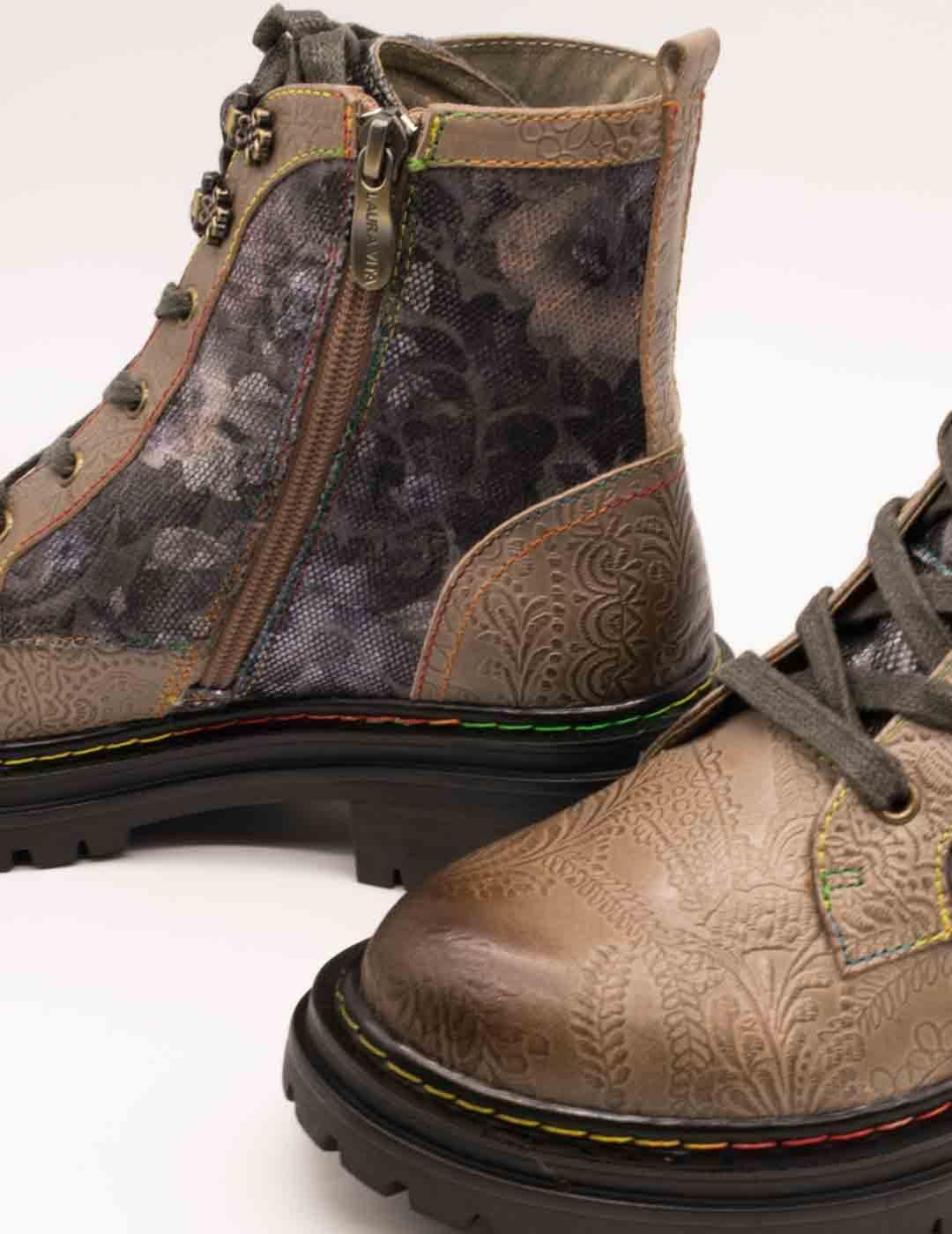 Botín Laura Vita Kandyo 26 Taupe de Mujer