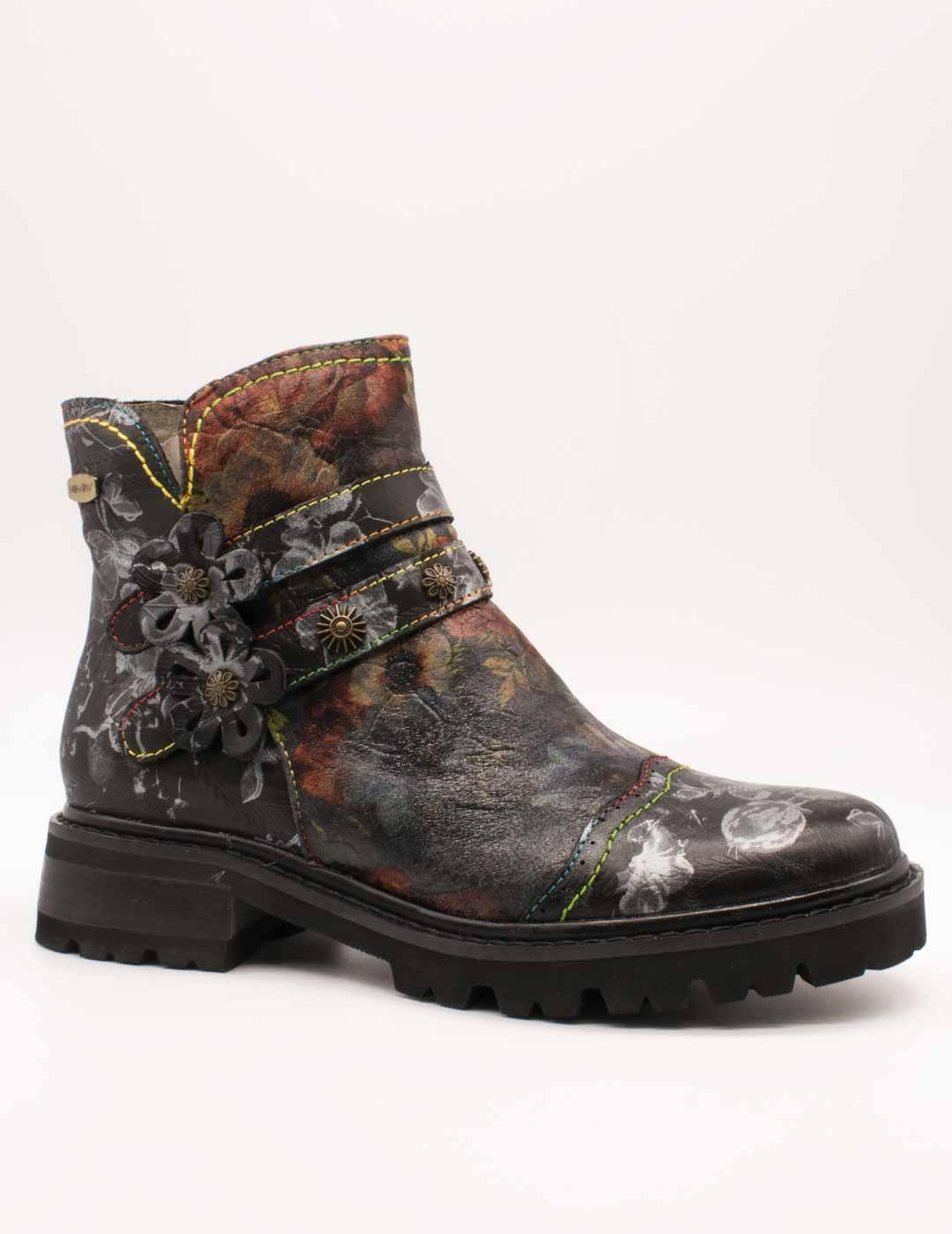 Botín Laura Vita Kouleo 43 Noir de Mujer