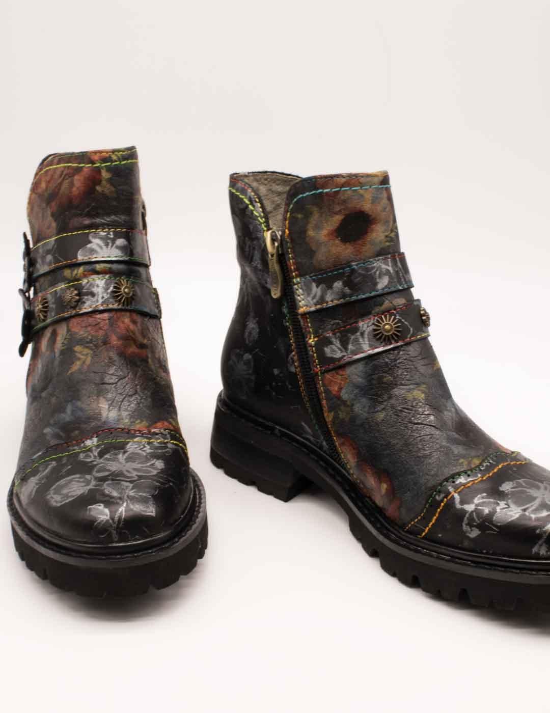 Botín Laura Vita Kouleo 43 Noir de Mujer