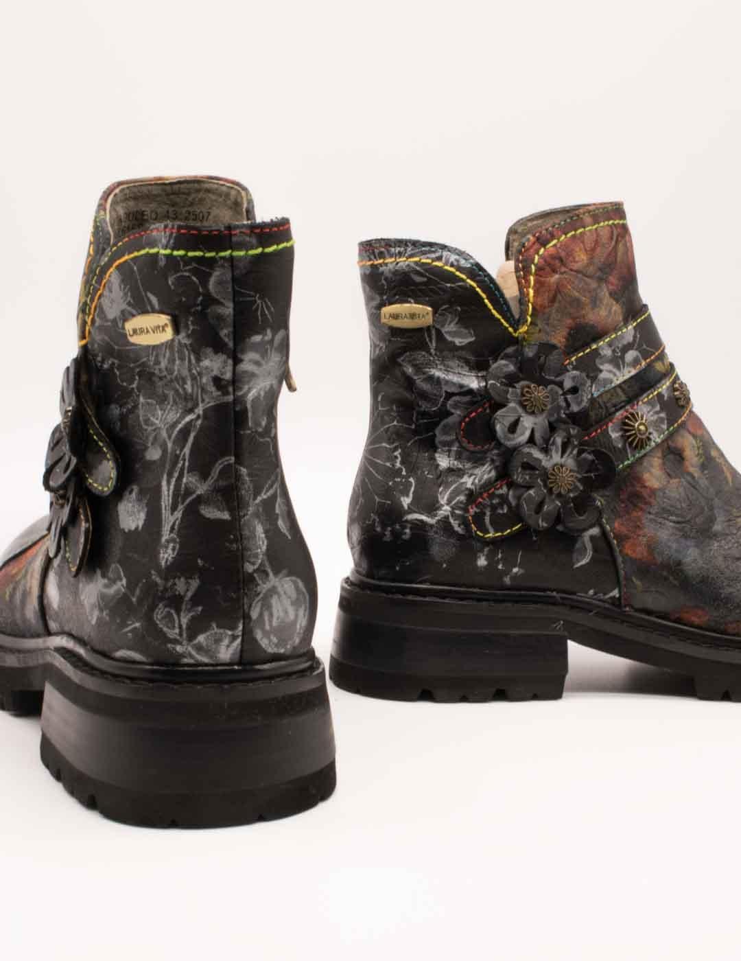 Botín Laura Vita Kouleo 43 Noir de Mujer