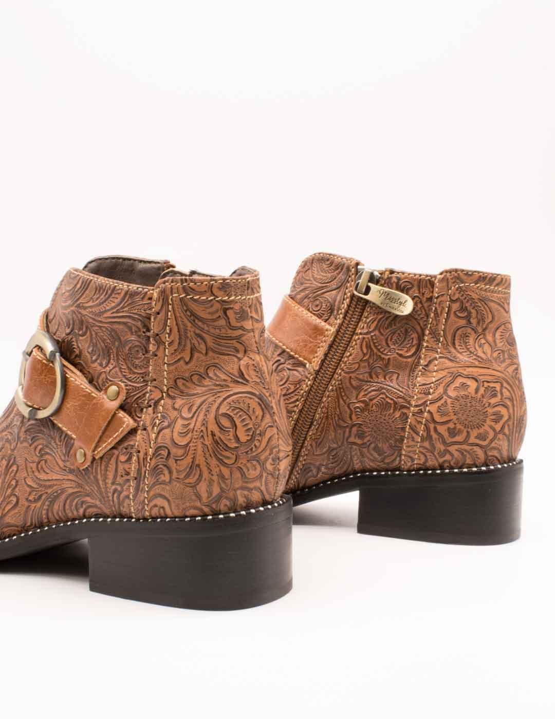 Botín Laura Vita Nalice 12 Camel de Mujer