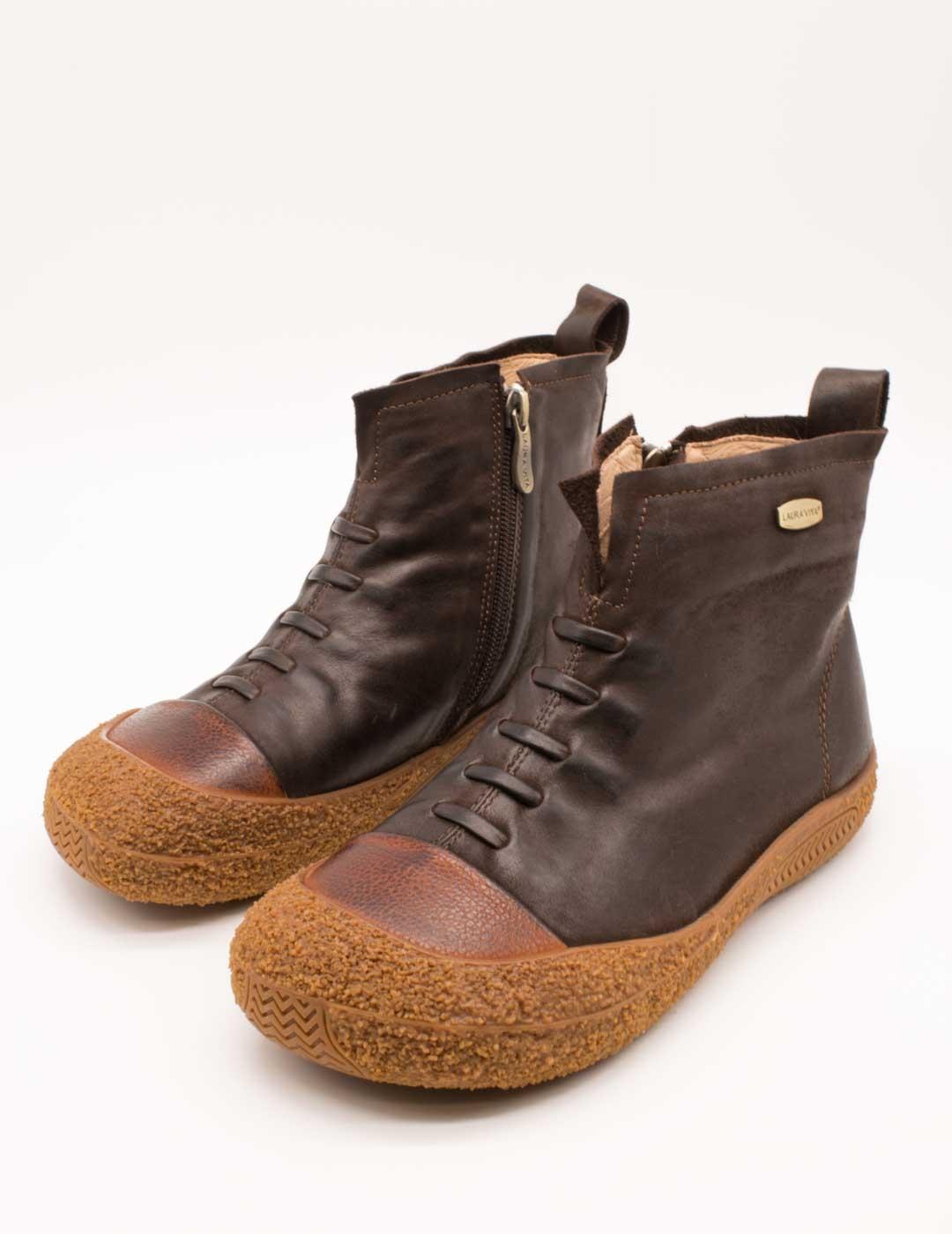 Botín Laura Vita Gocmbo 03 Choco de Mujer